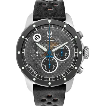 Hodinky Robot by Bohematic Minor Monaco 2001ST02 černé