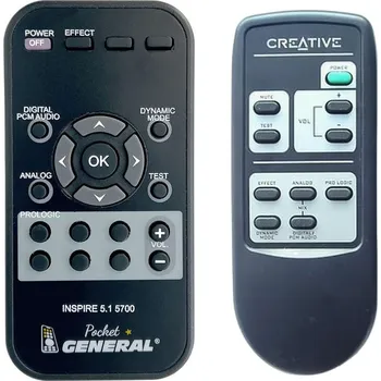 Dálkový ovladač General CREATIVE INSPIRE 5.1 DIGITAL 5700 - dálkový ovladač duplikát