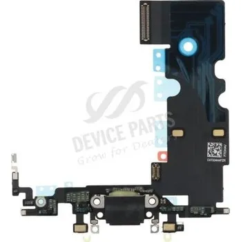 Napájecí a datový konektor s flex kabelem pro Apple iPhone SE 2020 - black - ori