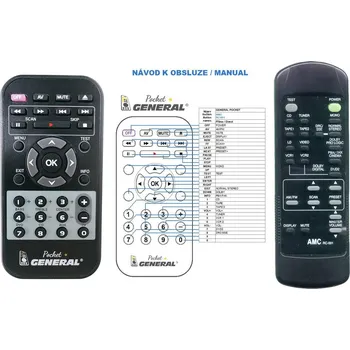 Dálkový ovladač General AMC RC-001 - náhradní dálkový ovladač