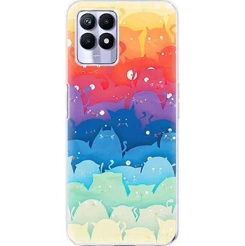 Pouzdro na mobilní telefon Odolné silikonové pouzdro iSaprio - Cats World - Realme 8i
