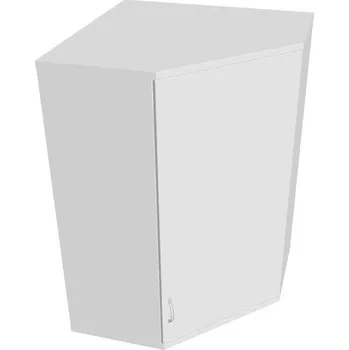 Kancelářský vozík HOBIS skříň vnitřní roh pravá horní - SRV 3 01 P H, bílá + doprava zdarma