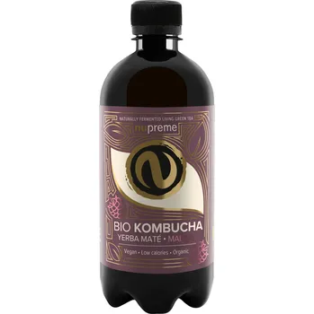 kombuchy Nupreme Kombucha Yerba Maté malina BIO 400 ml