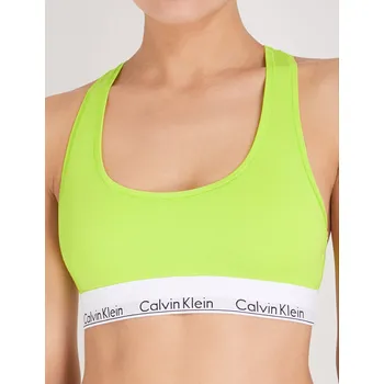 Dámské termo spodní prádlo Sportovní podprsenka F3785E - ZIR - Neon žlutá - Calvin Klein M neonově žlutá