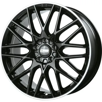 Alu kolo Alu disk CMS C25 7x17, 4x100, 67.2, ET50 Diamond Rim Black Gloss