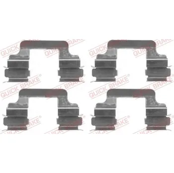 Přislušenství brzdového systému Sada příslušenství, obložení kotoučové brzdy Quick Brake 109-1610