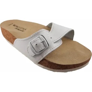 Dámská obuv Zdravotní pantofle korkáče Protetika T05/10 bílé Velikost: 39-40