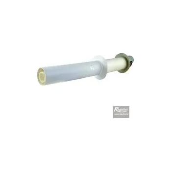Kouřovod Regulus Trubka 60/100 PP/PP přes zeď s plast. koncovkou 14613