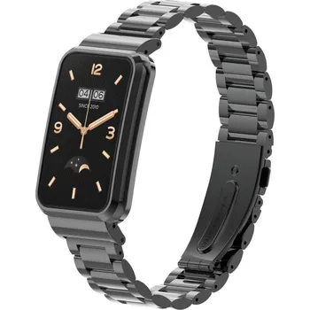 Ostatní příslušenství k chytrým hodinkám eses Kovový řemínek pro Xiaomi Smart Band 7 Pro - Černý