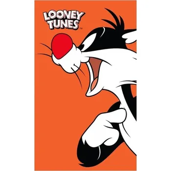 Carbotex • Dětský ručník Looney Tunes - Kocour Sylvester - 100% bavlna s gramáží 350 g/m² - 30 x 50 cm