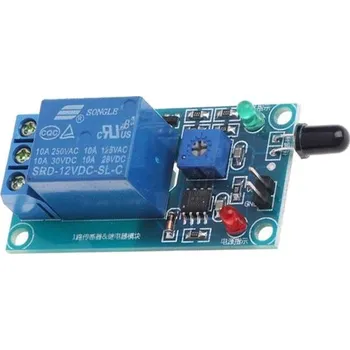 Bezpečnostní detektor Detektor plamene, modul FC-13 s releovým výstupem