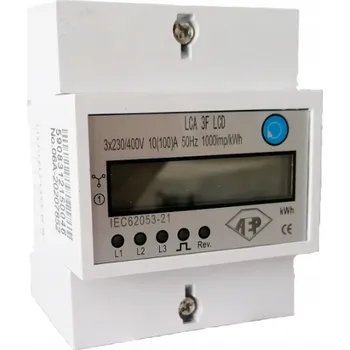 Měřič spotřeby AEP LCA 3F LCD třífázový digitální elektroměr