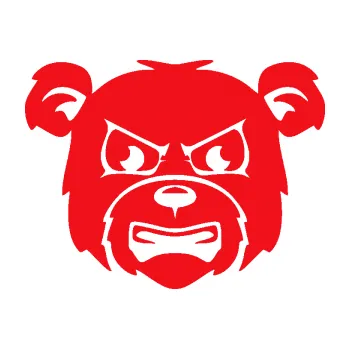 Samolepící dekorace SAMOLEPKA Medvěd 009 JDM (10 - červená) NA AUTO, NÁLEPKA, FÓLIE, POLEP, TUNING, VLASTNÍ TEXT, TISK, AUTOSAMOLEPKY.cz, POLEPY, OBRÁZEK, LOGO, SAMOLEPKY