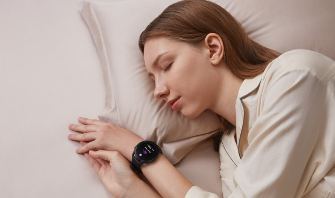 Chytré hodinky s funkcí měření spánku.