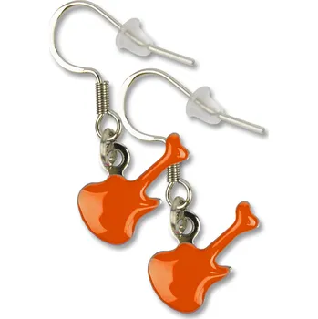 Náušnice Náušnice barevné kytary Barva: Oranžová