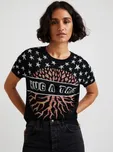 Desigual Dámské triko Hug and Tree 21WWTK54/2000 - černé - S Desigual 21WWTK54/2000