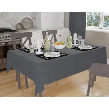 ubrus Orbytex Ubrus 100% bavlna - tmavě šedá Rozměry: 120x120, Tvar: Čtverec