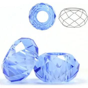 Přívěsek Šperky4U Skleněný navlékací korálek Rondelle - RD0007