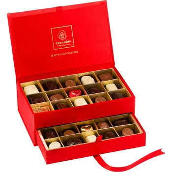 Bonboniéra Leonidas bonboniéra Šperkovnice (belgická čokoláda cca 450g, mix 30 ks pralinek)