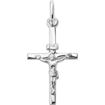 Přívěsek Bealio BEALIO Stříbrný přívěsek KŘÍŽ s KRISTEM 24 mm 03-11263-1285