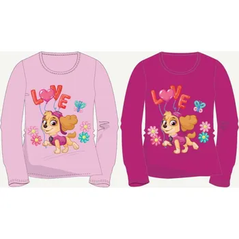 Paw Patrol - Tlapková patrola -Licence Dívčí tričko - Paw Patrol 256, světle růžová Barva: Růžová, Velikost: 128