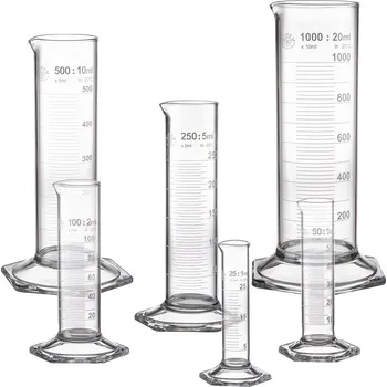 Válec odměrný nízký, třída přesnosti B, bílá graduace, SIMAX, Objem [ml]: 10