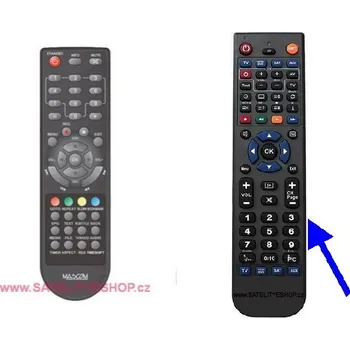 Dálkový ovladač Mascom MC2202HDCI MC2202 dálkový ovladač náhradní