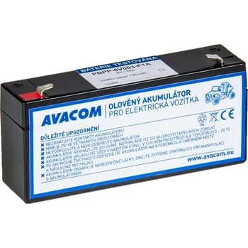 Záložní baterie AVACOM Náhradní baterie (olověný akumulátor) 6V 3Ah do vozítka Peg Pérego F1