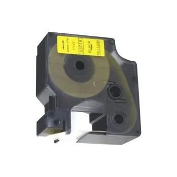 Pásek do tiskárny Kompatibilní páska s Dymo 53718 / S0720980 24mm x 7m, černý tisk / žlutý podklad