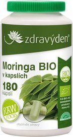 Moringa BIO RAW 180 kapslí