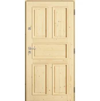 Vchodové dveře Vchodové dveře Rubin dřevěné 80 P smrk