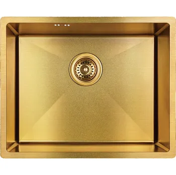 Kuchyňský dřez Nerezový dřez Laveo MARMARA SAM G10P zlatá