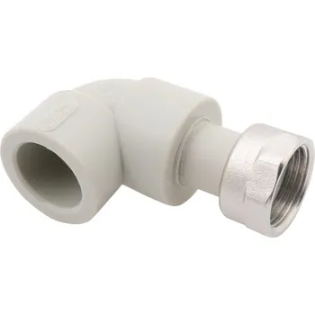 Instalatérský materiál PPR gre koleno 90° s převlečnou maticí 20x1/2