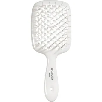 Balmain White Detangling Brush s tuhými…