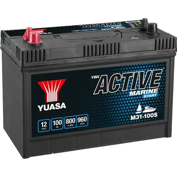 Autobaterie Yuasa Active Marine M31-100S 12V 100Ah 800A
