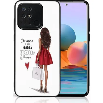 Pouzdro na tablet VSECHNONAMOBIL 48505 MY ART Ochranný obal Xiaomi Redmi 10C -RED DRESS (137)