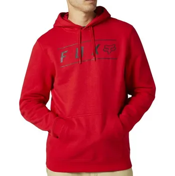 Pánská mikina Mikina Fox Pinnacle Pullover Fleece Flame Red vel. S