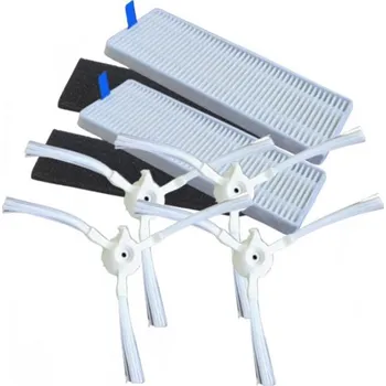 Sada příslušenství pro robotický vysavač Filtry a kartáče pro ROWENTA RR7635WH X-plorer S75 sada 8ks