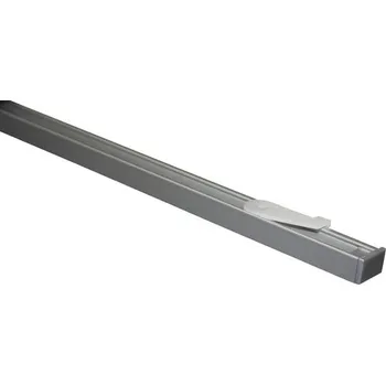 Záclonová kolejnička LUCY stříbrná 230 cm