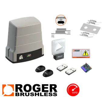Pohon brány ROGER Brushless KIT BH30/606HS ROGER Brushless High speed pohony posuvných bran do 600kg