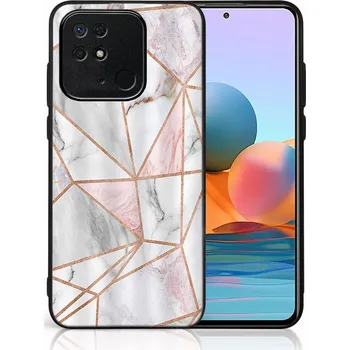 Pouzdro na tablet VSECHNONAMOBIL 48512 MY ART Ochranný obal Xiaomi Redmi 10C -PINK MARBLE (143)