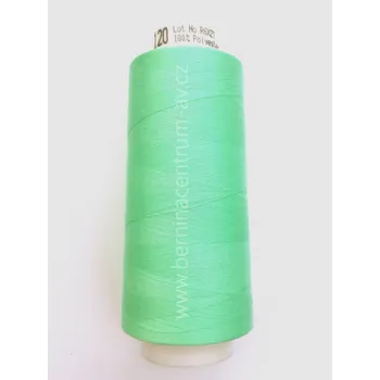 Nit Amann Trojalock 120 9199-70710 zelená mint jednobarevná overlocková nit polyester 2500m