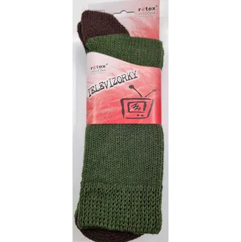 Pánské ponožky Televizorky pánské zelená 45-47