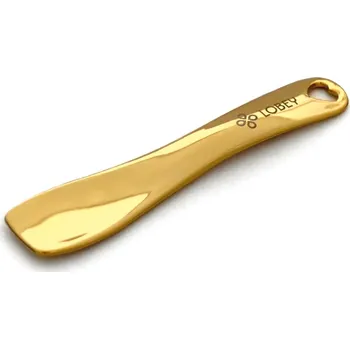 LOBEY® Kosmetická špachtlička ve zlatém provedení