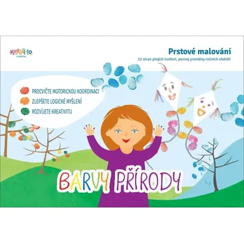 omalovánky Prstové malování: Barvy přírody - Věra Šplíchalová (2022, brožovaná)