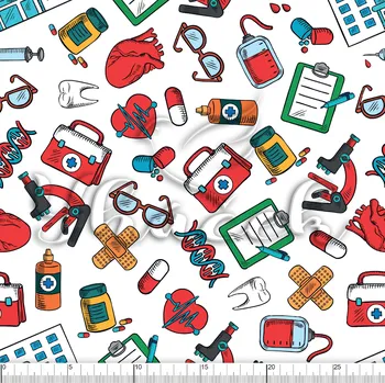 Zakázkový tisk, softshell, kočárkovina... Zdravotnický Látky k tisku: Kočárkovina