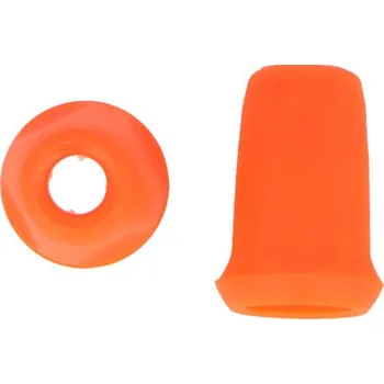Koncovka plastová neon, barva Oranžová (574)