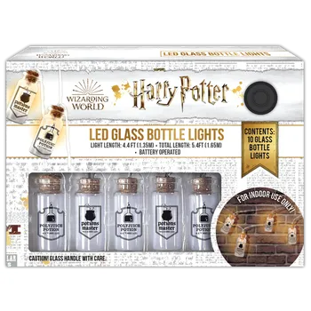 Světelný řetěz Harry Potter lektvary 10 LED Party dekorace Světelný řetěz Harry Potter lektvary 10 LED