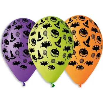 Balónek Balónek pastel 30 cm Halloween potisk