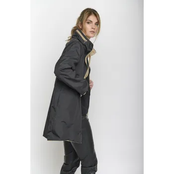 Dámské tričko Rino & Pelle Rino&Pelle dámská jarní bunda oboustranná Alex béžovo/černá Velikost: 36